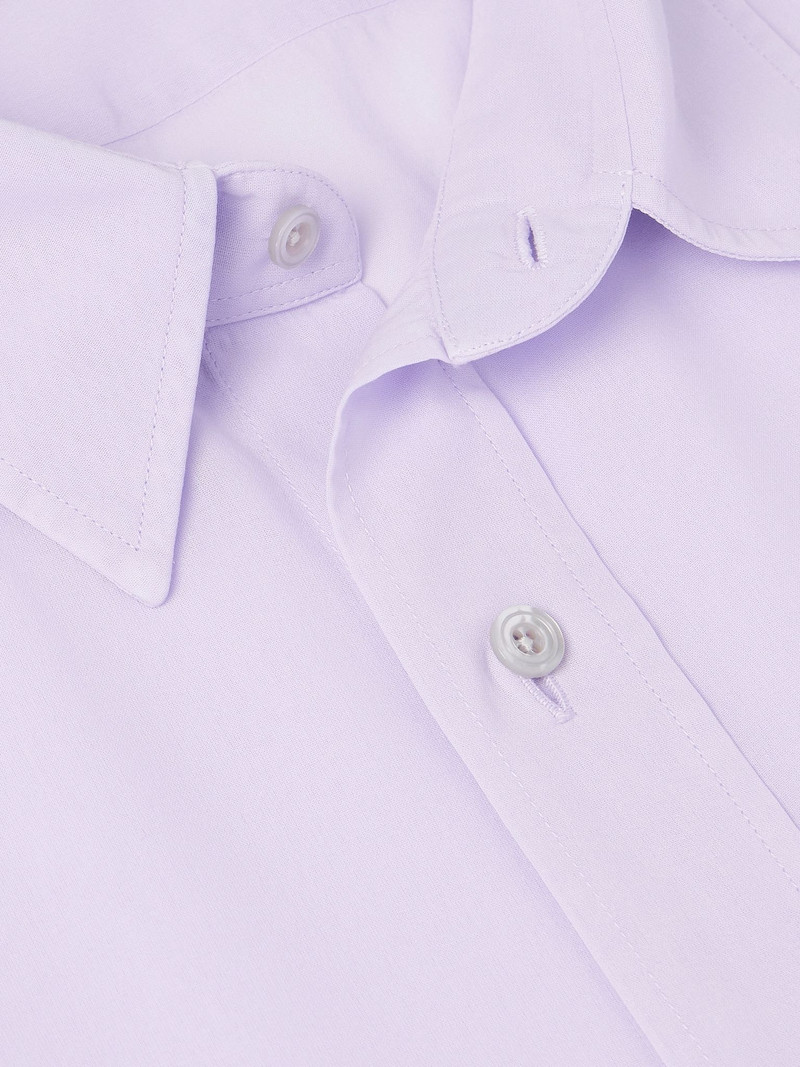 Cotton-Voile Shirt Purple 5