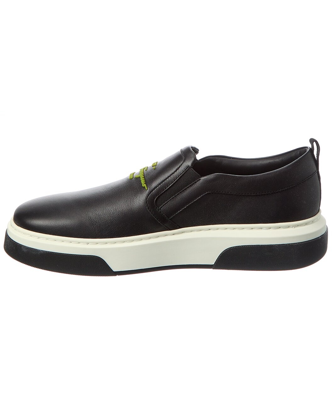 Ferragamo Leather Slip-On Sneaker - 2