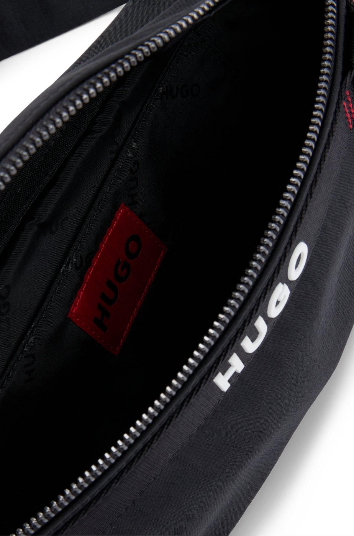 BELT BAG WITH CONTRAST LOGO AND ADJUSTABLE STRAP - 4