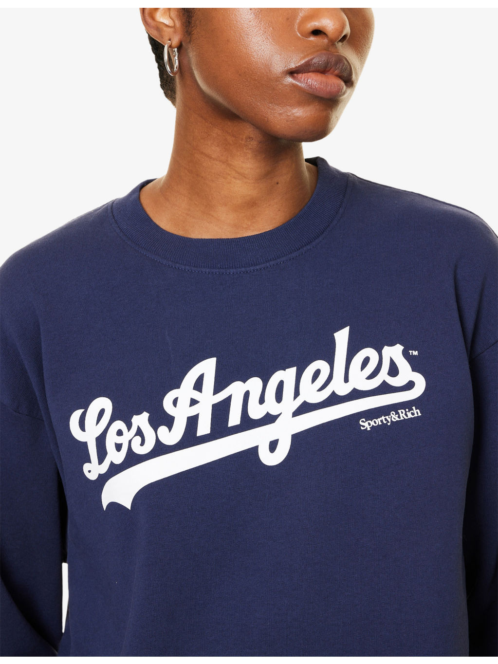 Dodgers Round-Neck Cotton-Jersey Sweatshirt - 5