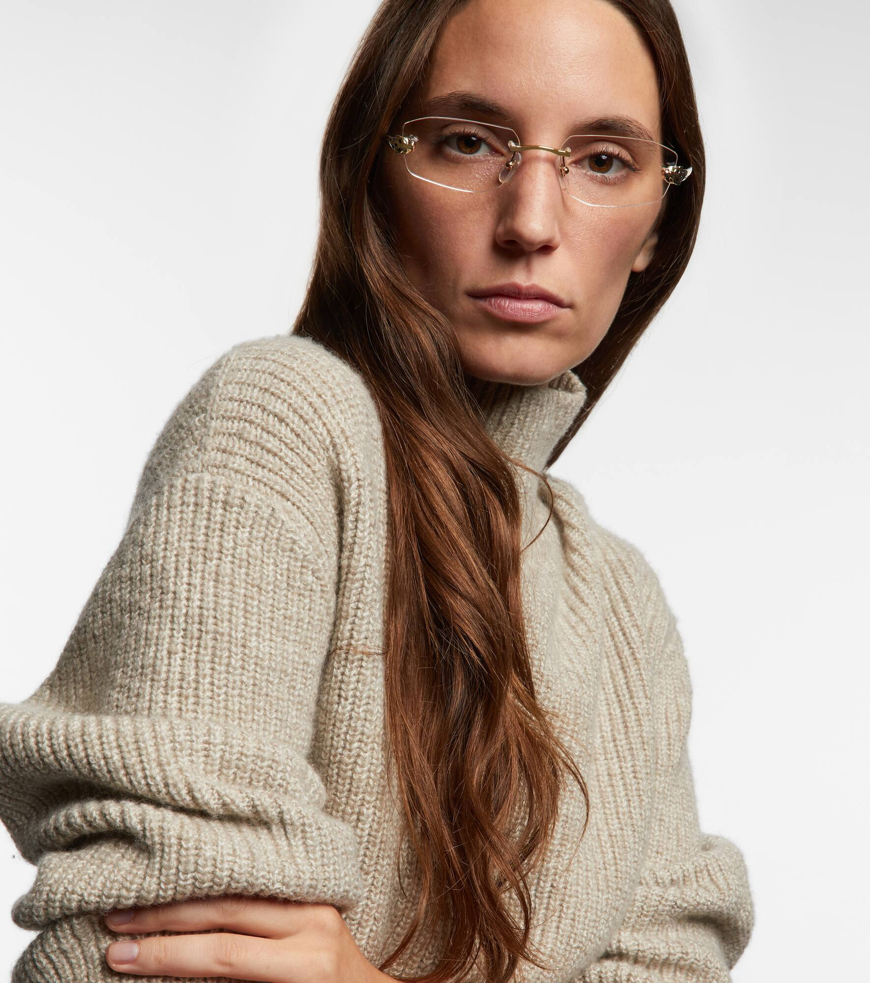 Panthère De Cartier rectangular glasses - 3