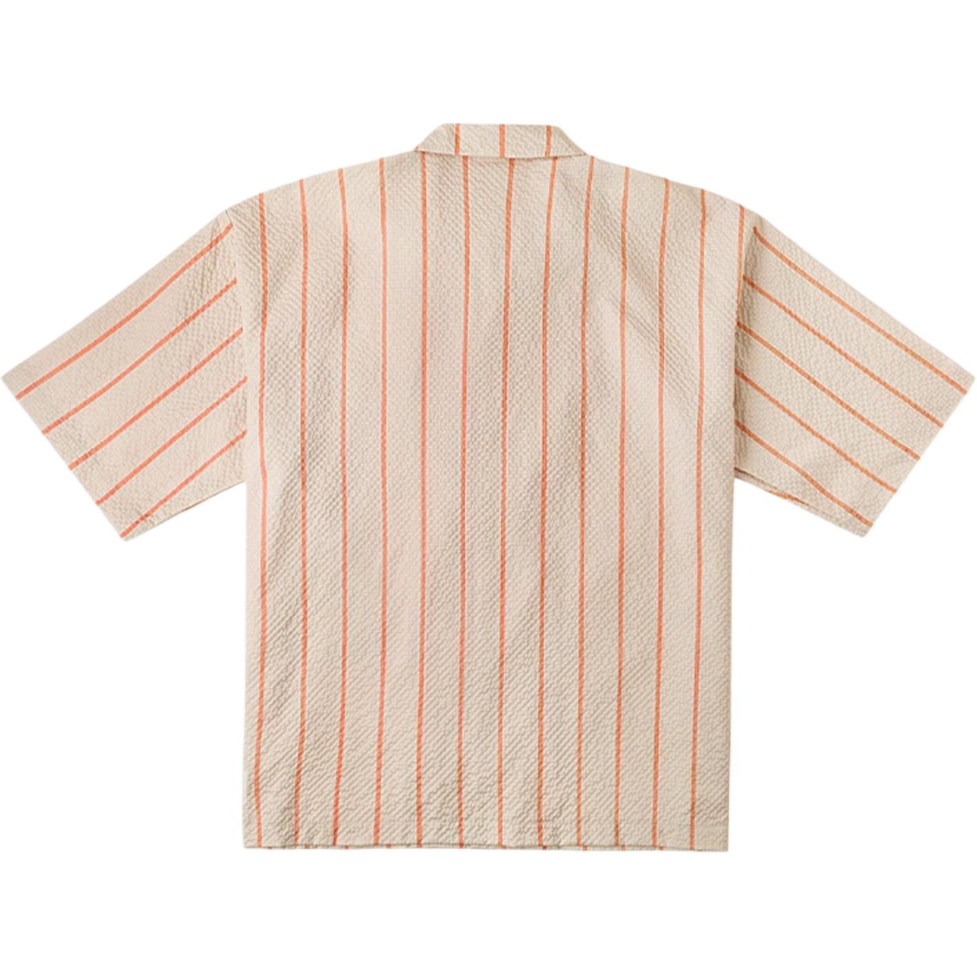 Vans Stripe Short-sleeved Shirts 'Orange Tan' VN000GTKCW9 - 2