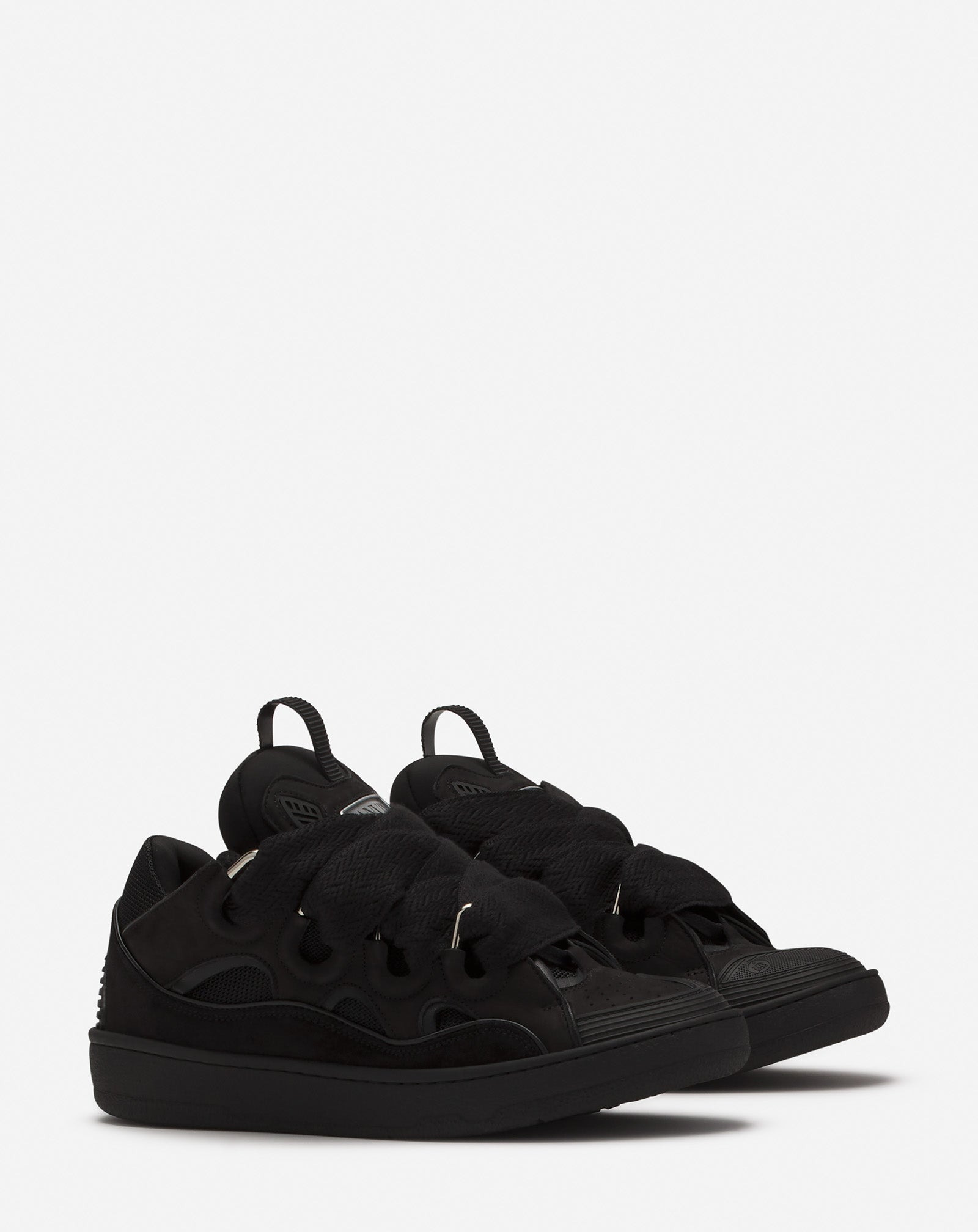 CURB LEATHER SNEAKERS - 2
