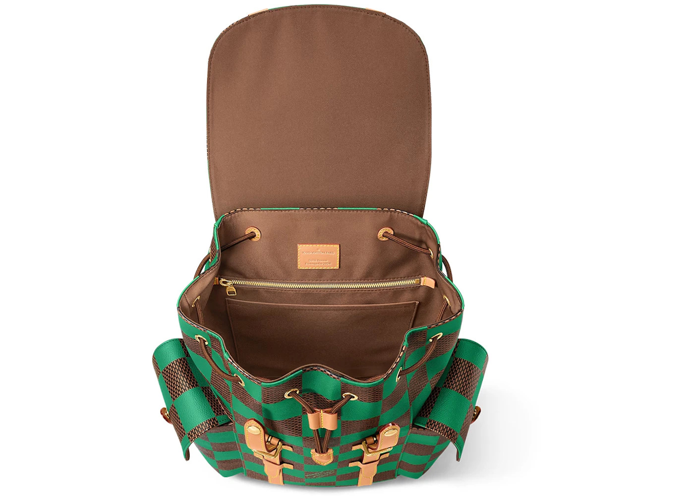 Louis Vuitton Christopher MM Backpack Damier Pop Green - 3