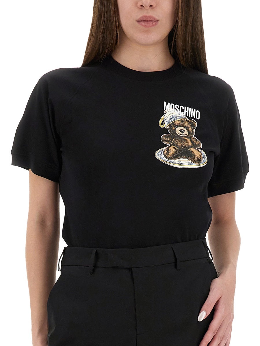 Moschino Women T-Shirt With "Teddy" Print - 3