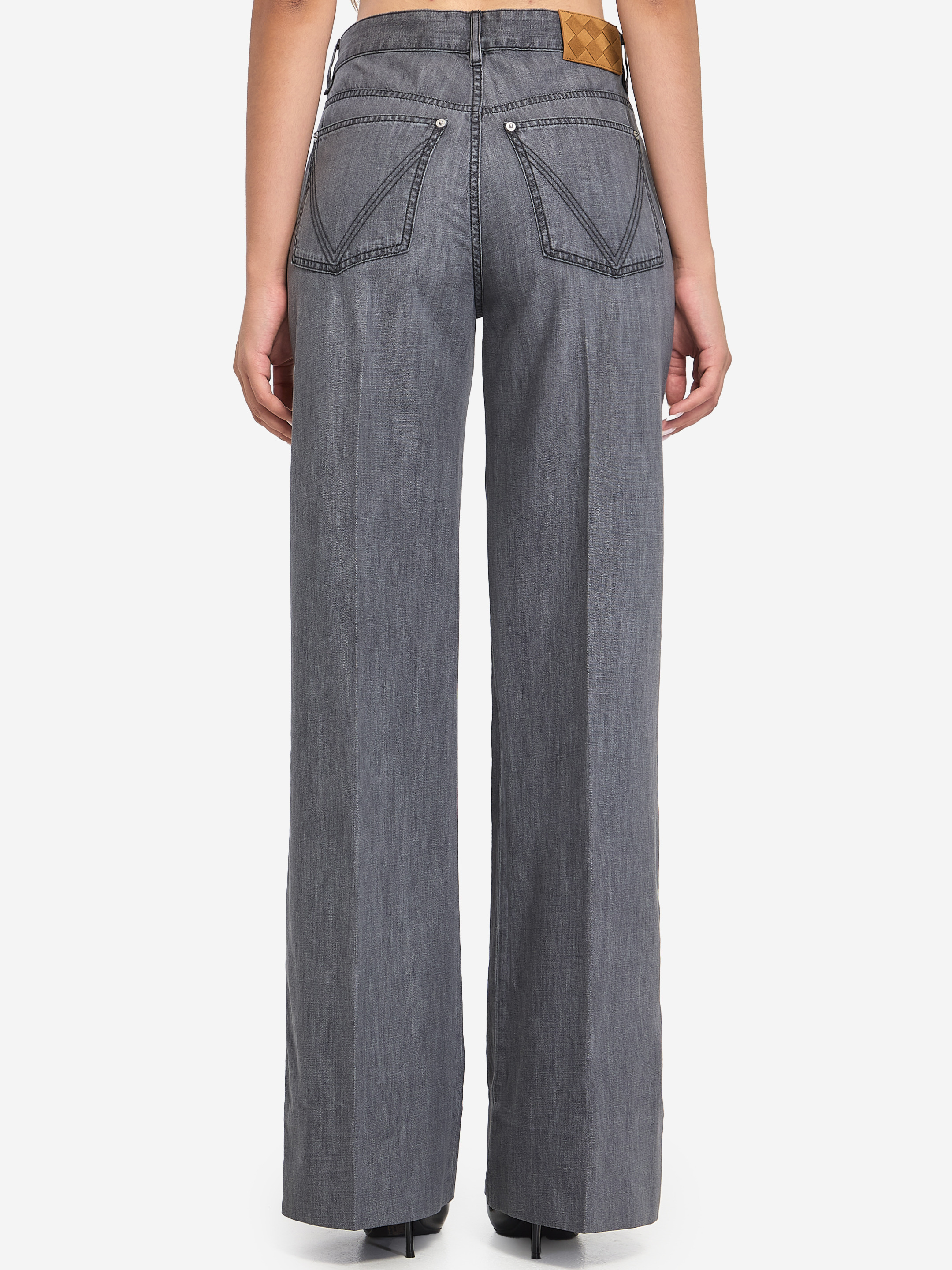 Denim palazzo jeans - 2