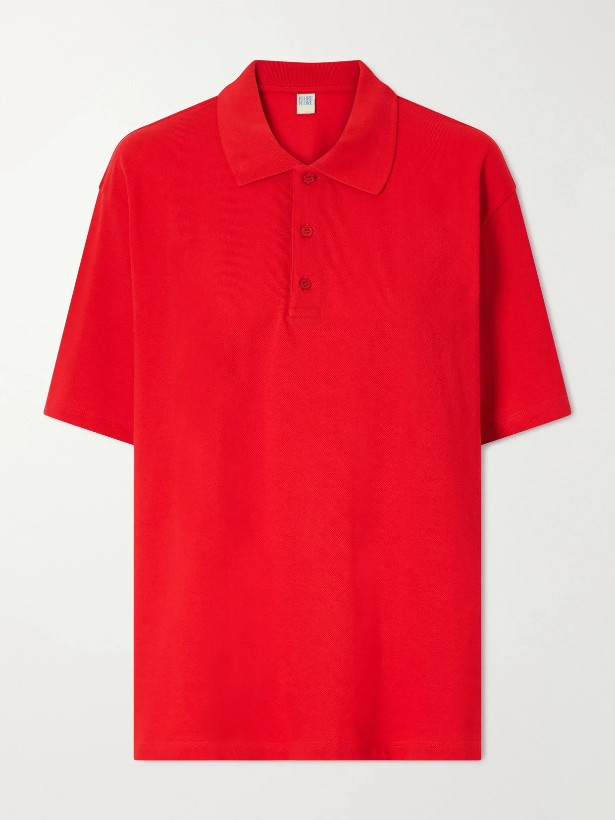 Julie Organic Cotton-piqué Polo Shirt - 1