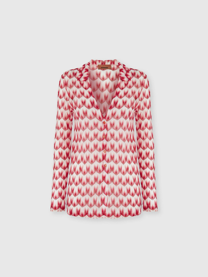 Shirt in viscose with floral pattern 1