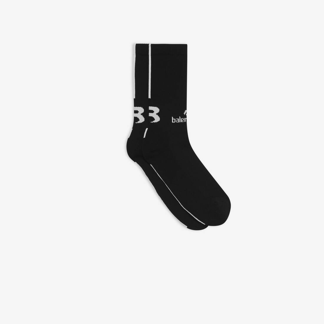 Sponsor Socks in Black/white - 3