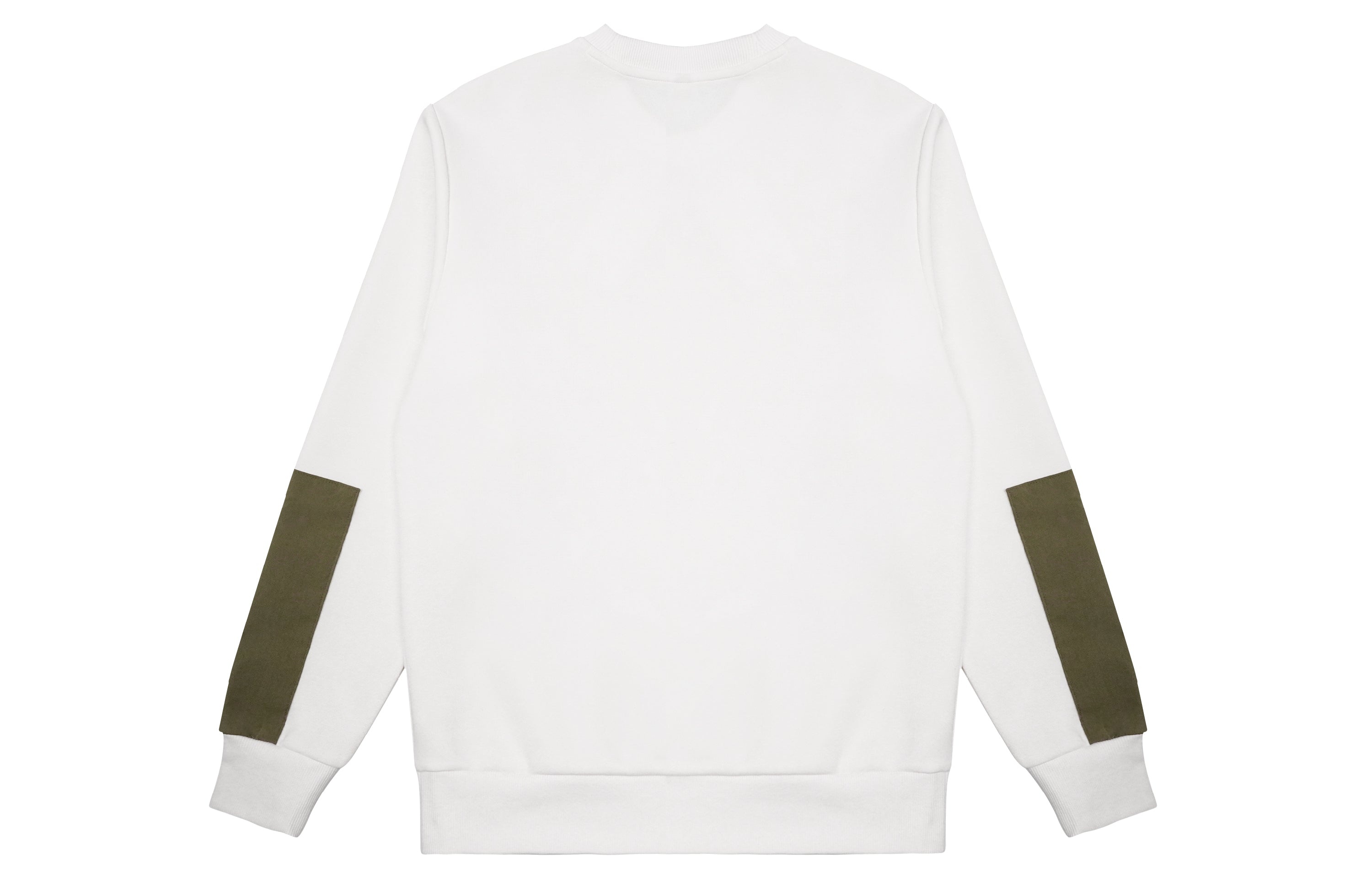 New Balance Pocket Splicing Knit Sports Round Neck Pullover Couple Style White AMT13378-IV - 2