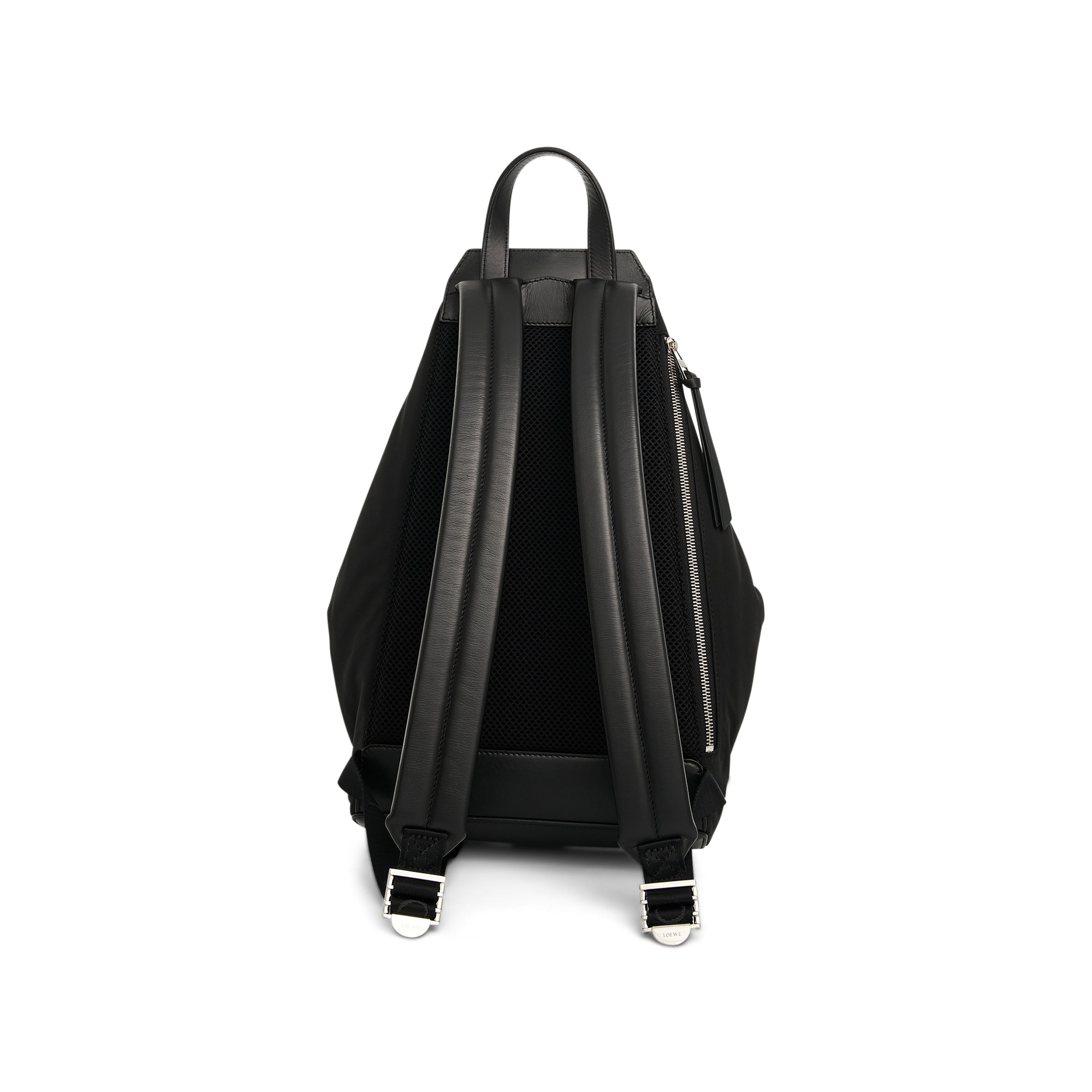 Convertible Puffer Backpack in Black - 3