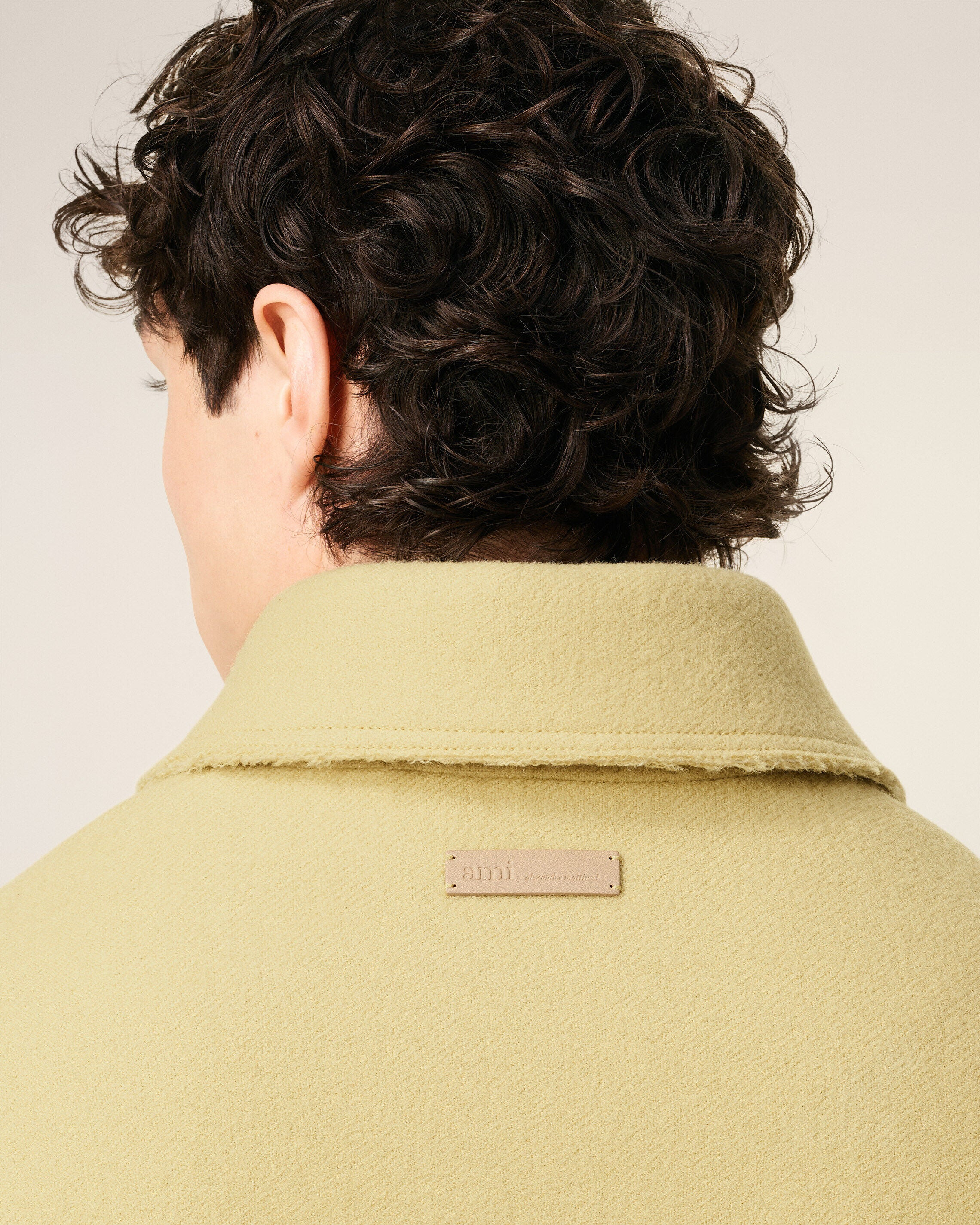 GREEN WOOL BUTTONED JACKET - 4