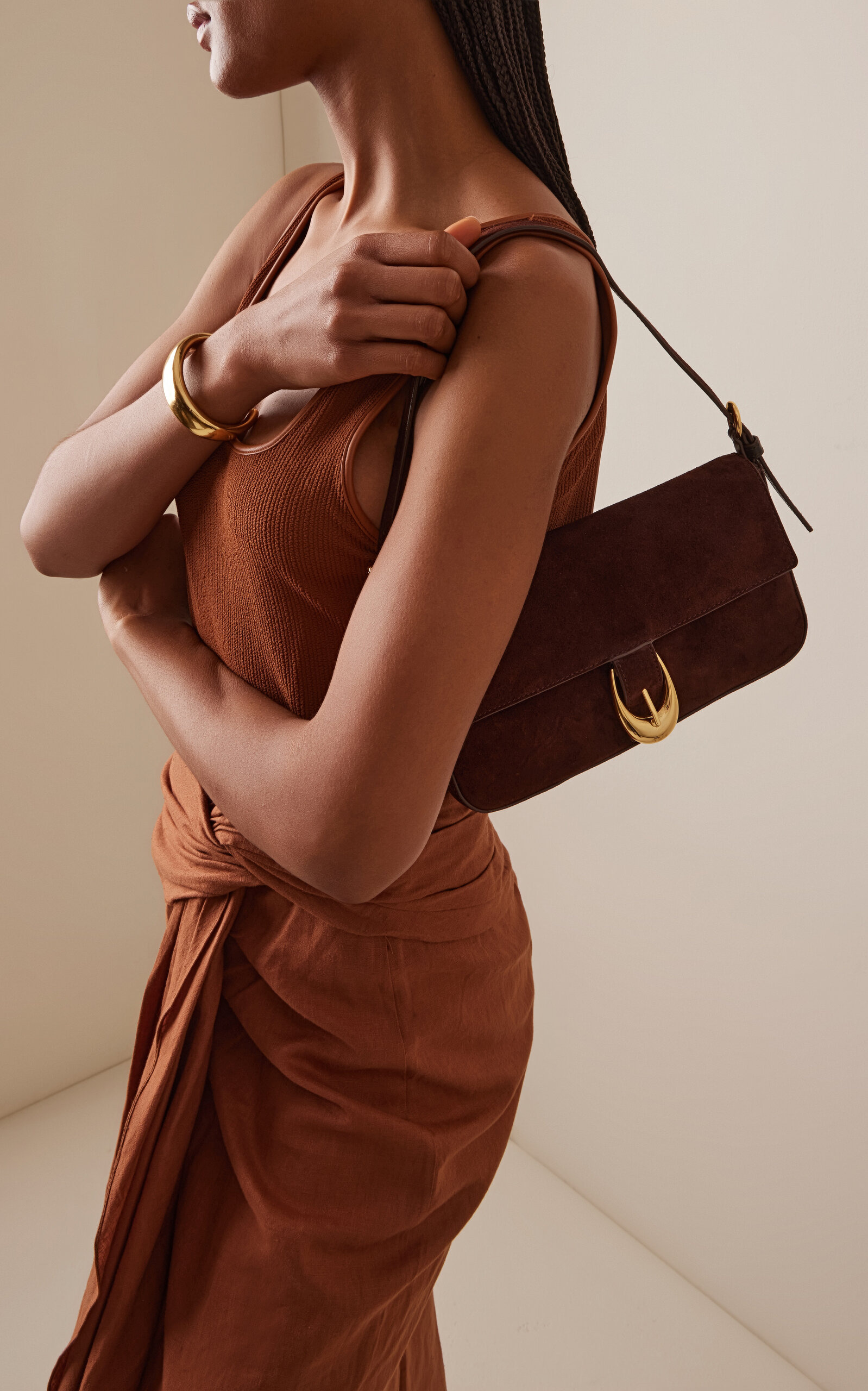 Harlow Suede Bag brown - 2