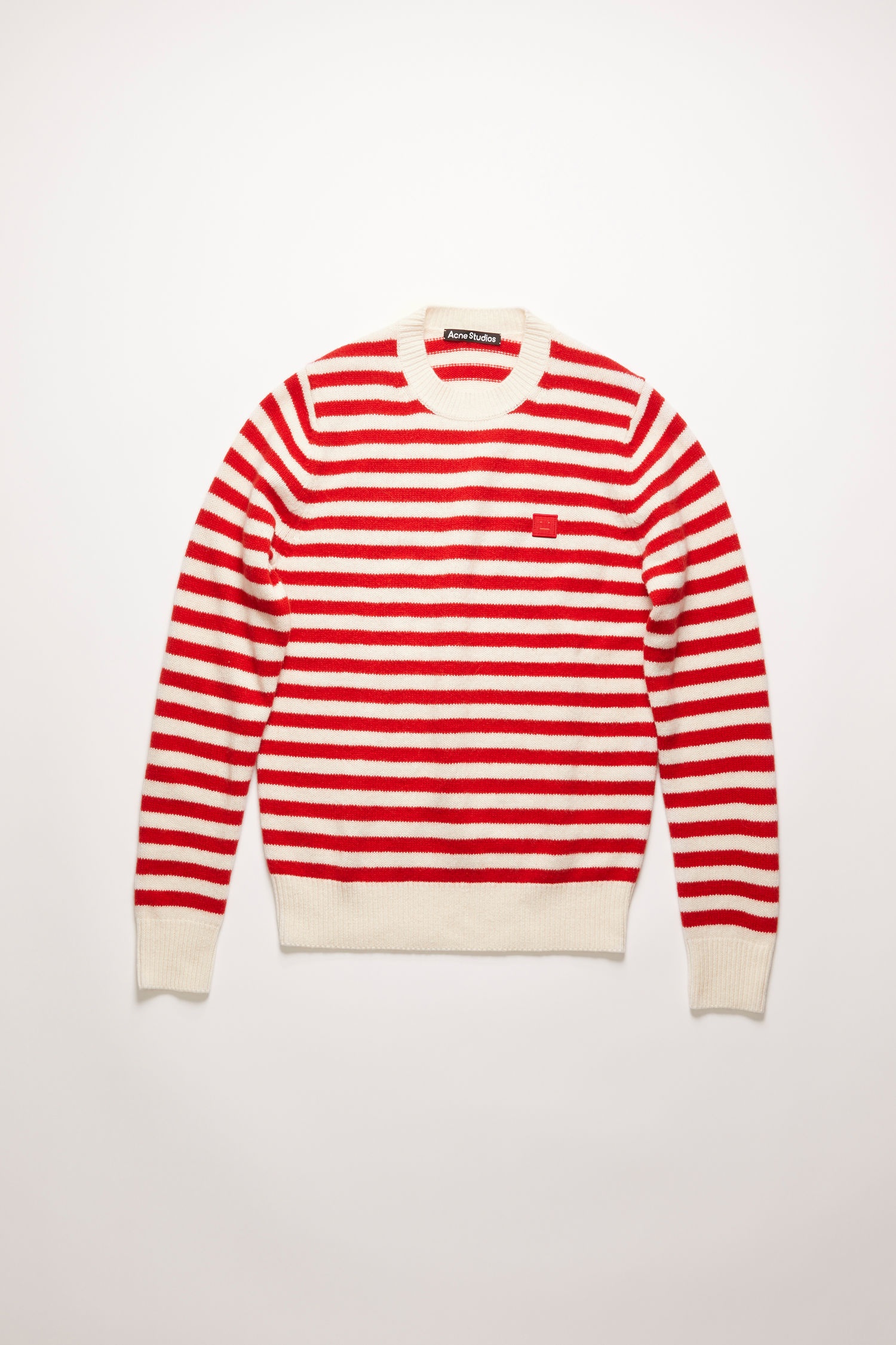 Breton stripe sweater red/white - 1