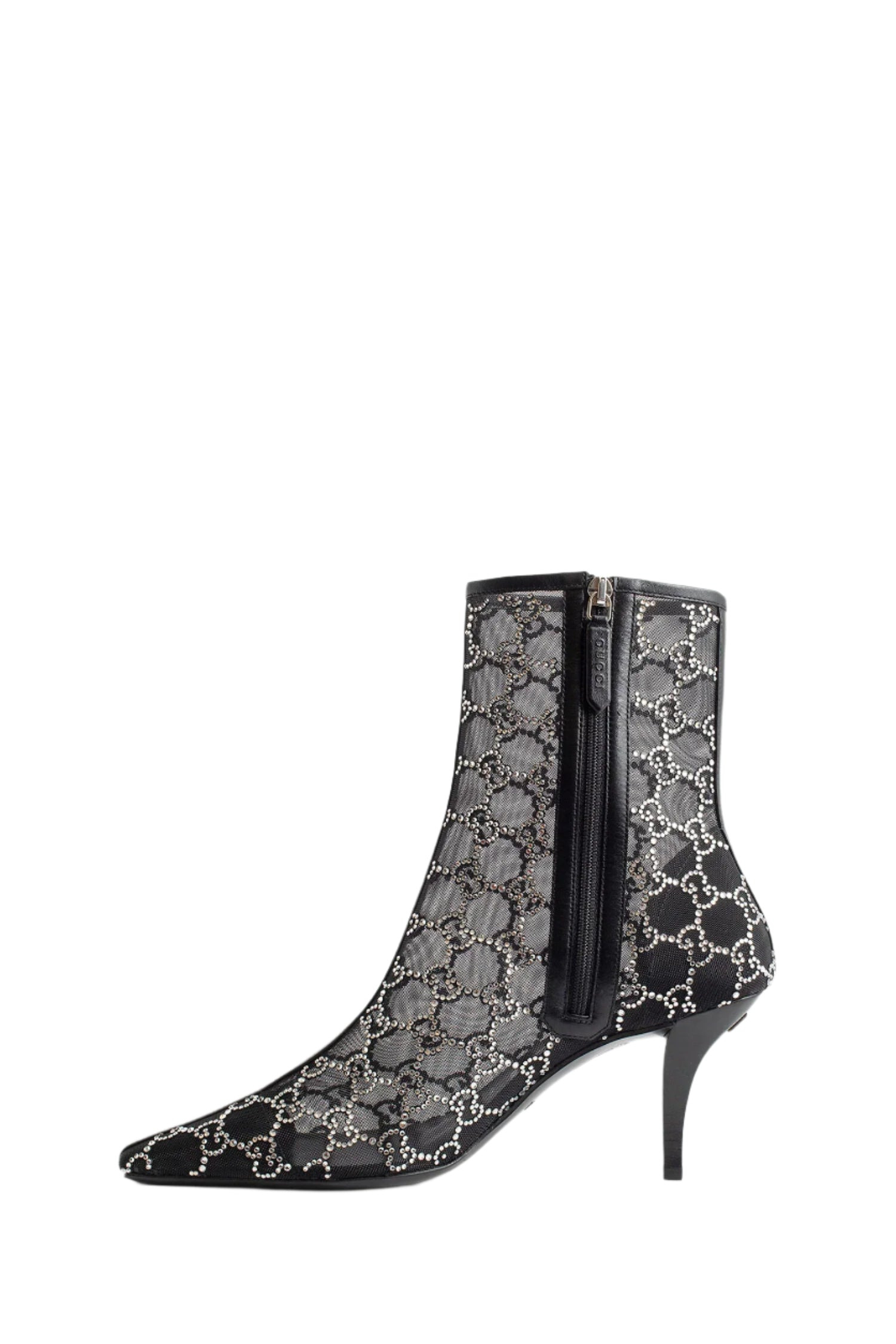 Gg-Crystal-Mesh-Midheel-Boots - 4