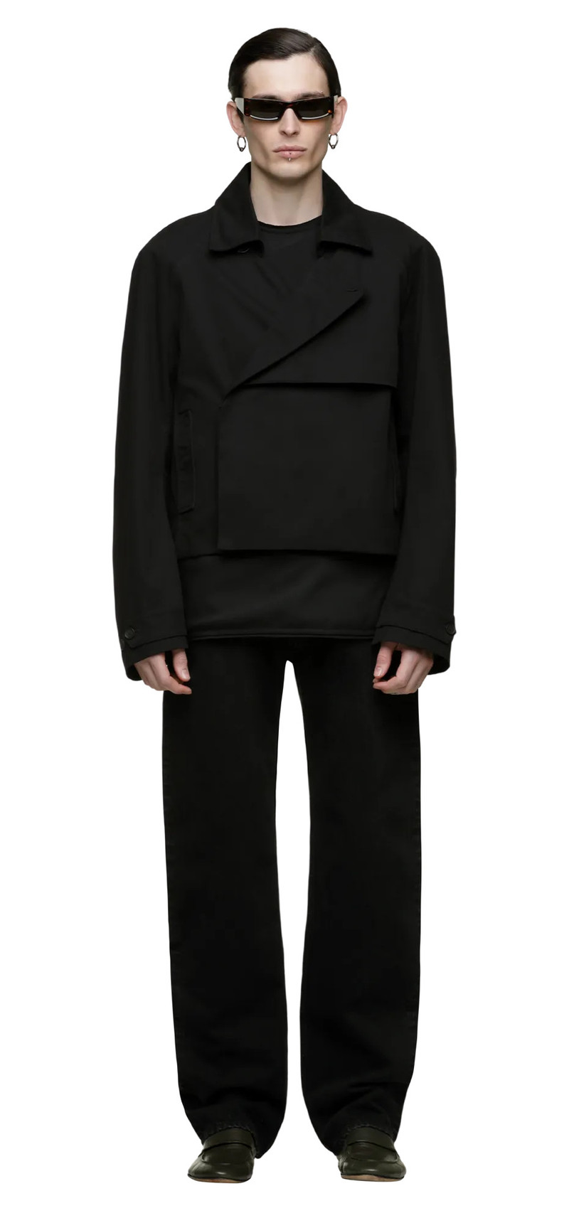 entire studios DOCK JACKET CARBON BLACK outlook