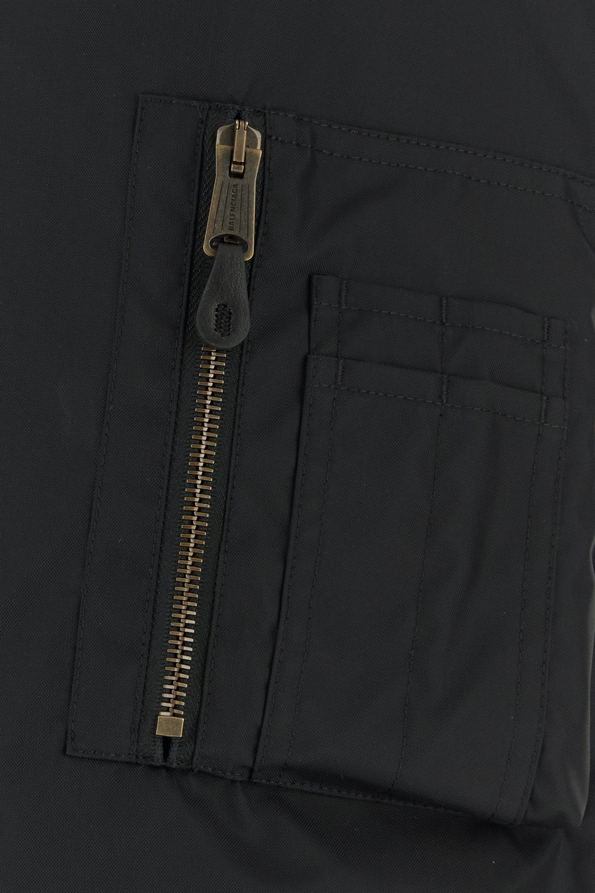 Black nylon bomber jacket - 5