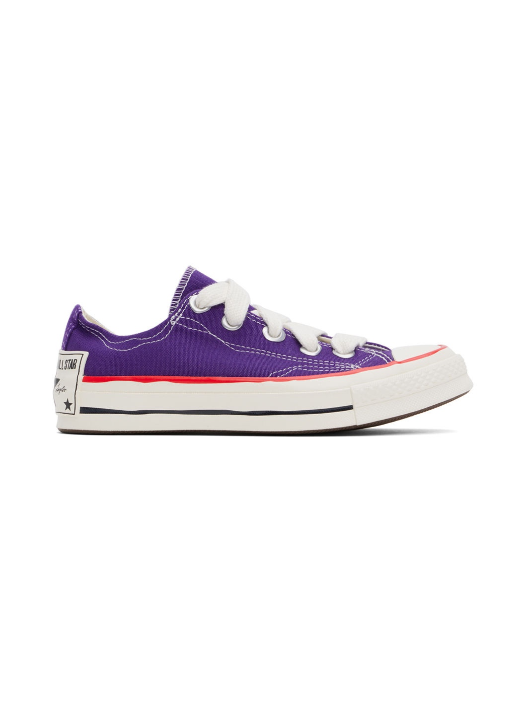 Converse Purple Chuck 70 Sketch Low Top Sneakers ssense REVERSIBLE