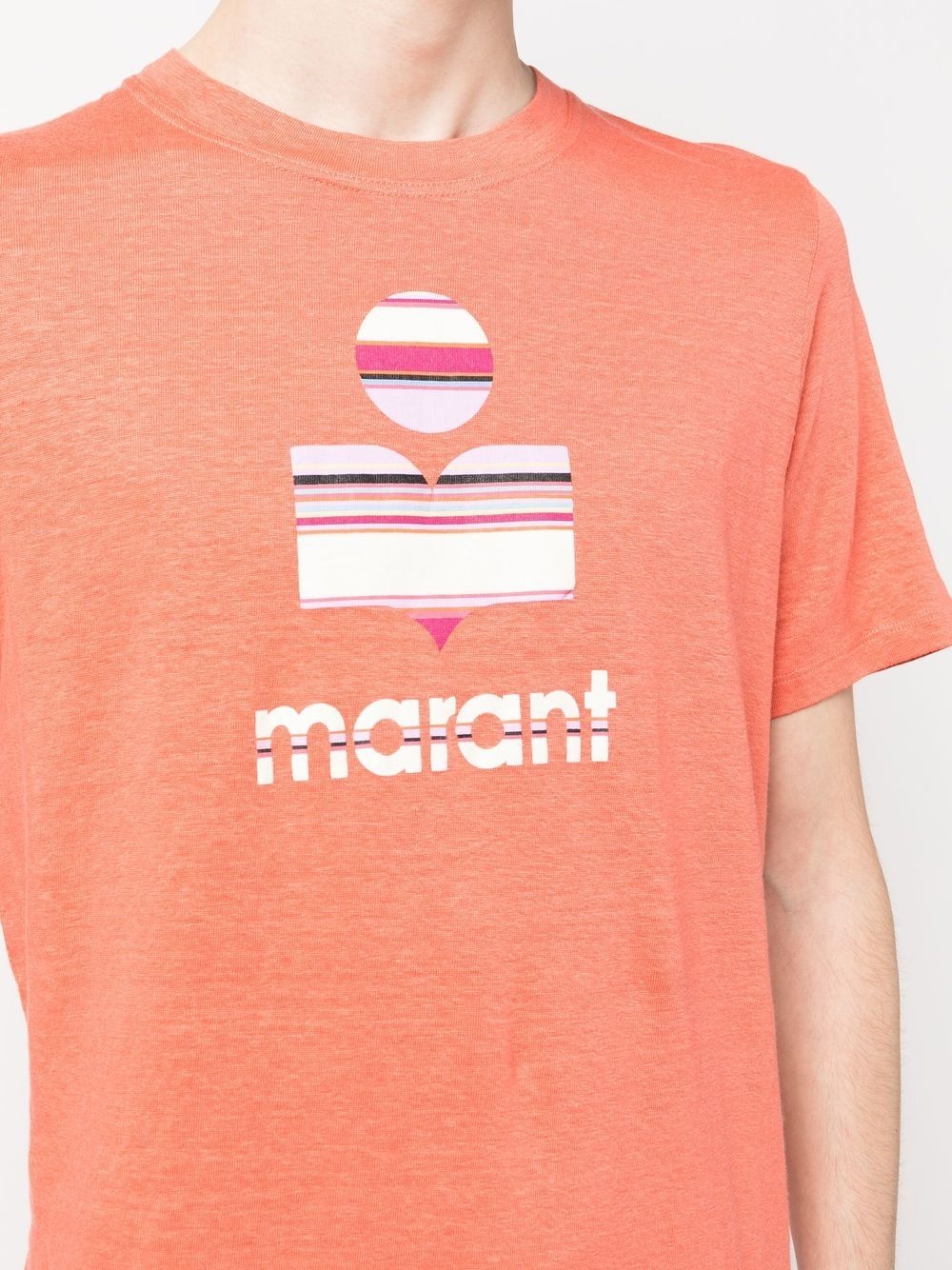 logo-print crew-neck T-shirt - 5
