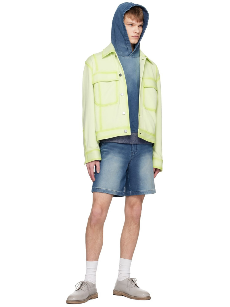SOLID HOMME Blue Gradient Hoodie outlook