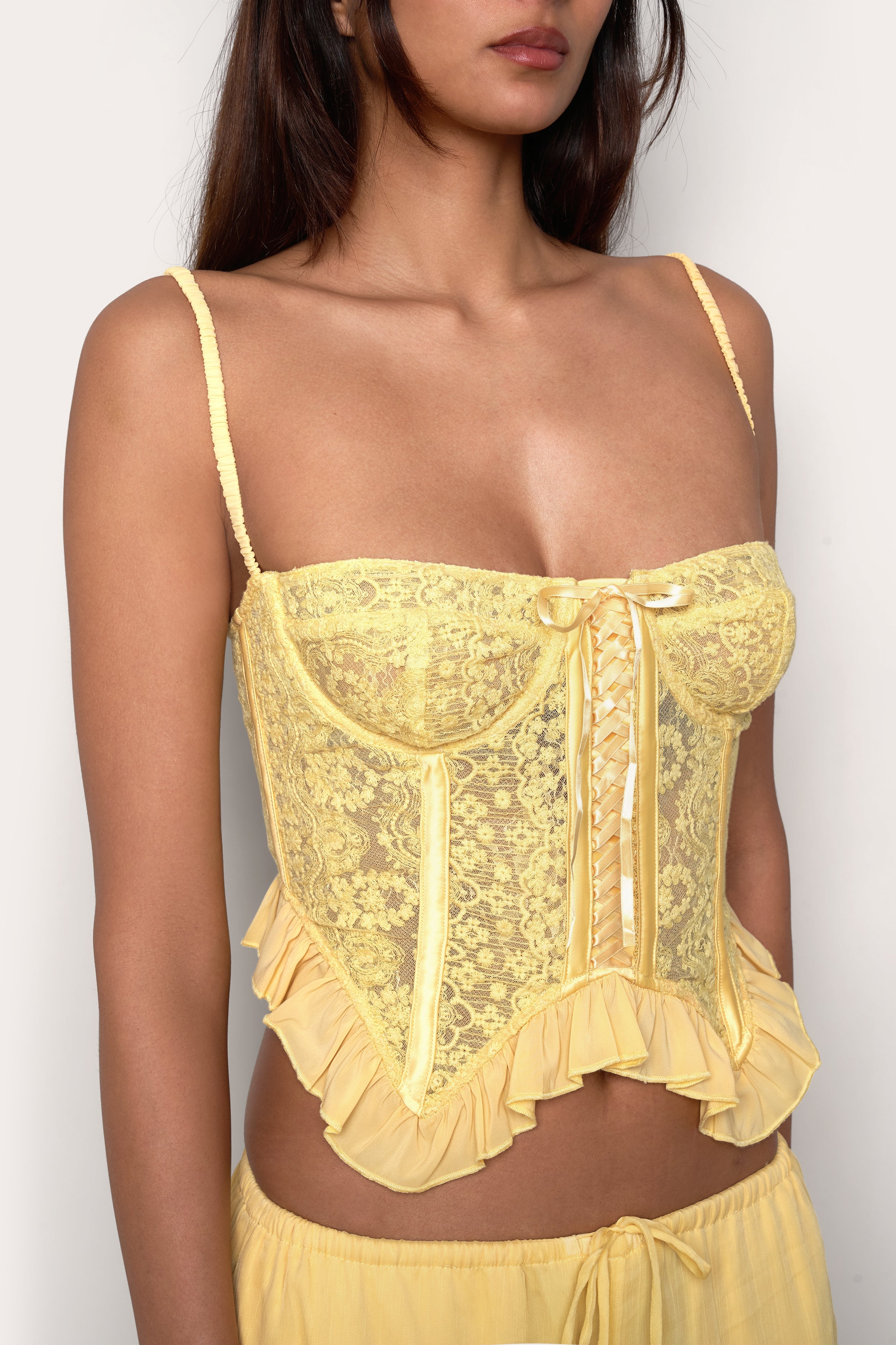 LACE FLUTTER CORSET - 3