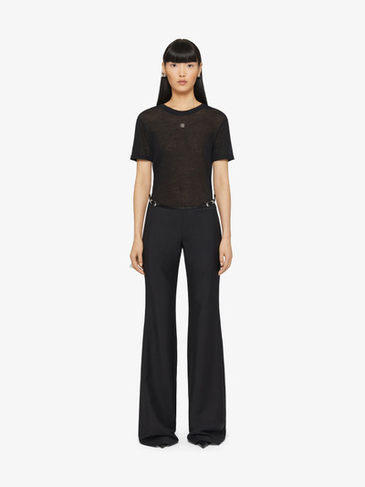 Givenchy VOYOU FLARE TAILORED PANTS IN PUNTO MILANO outlook
