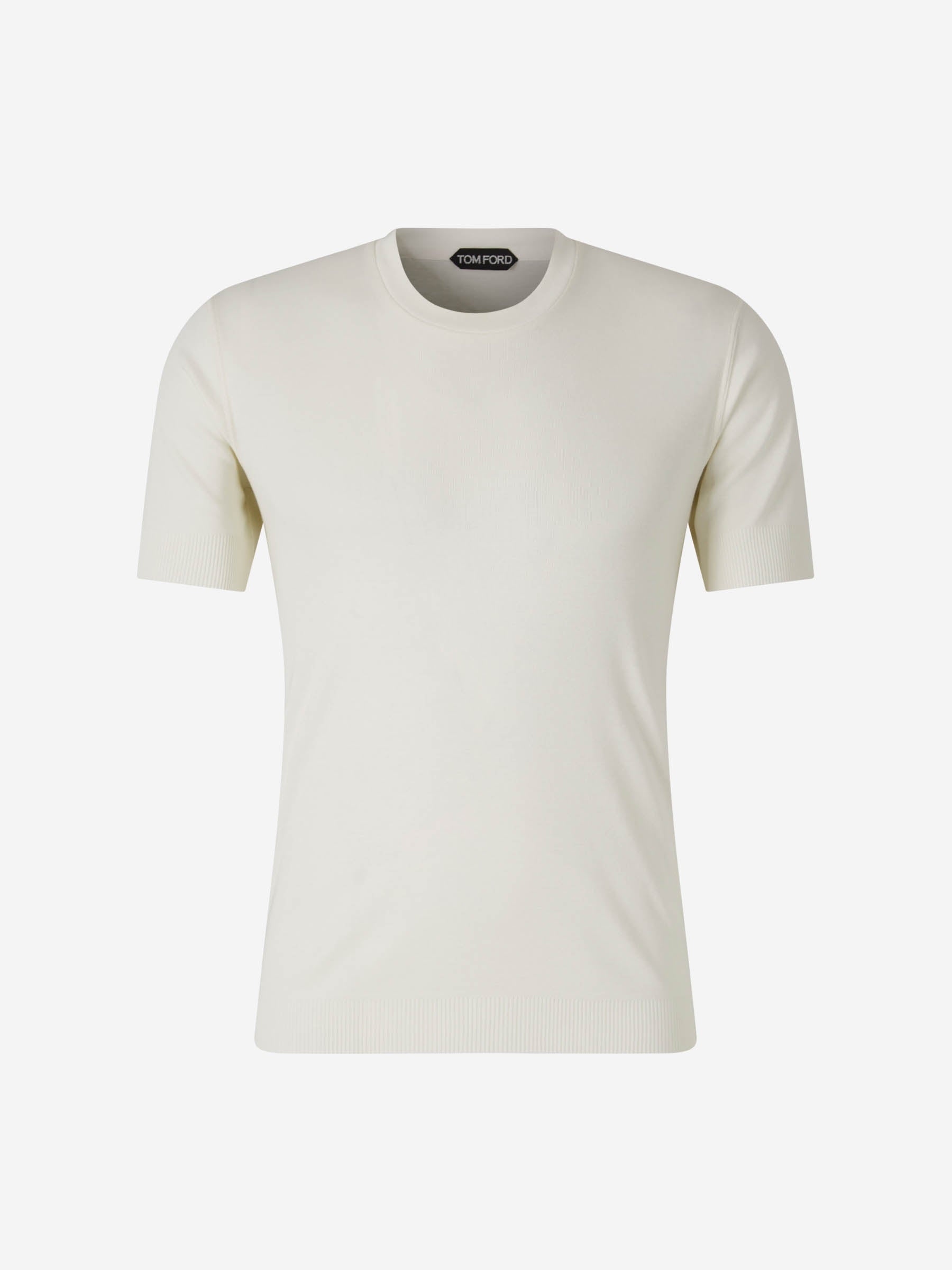 LYOCELL RIBBED T-SHIRT - 1