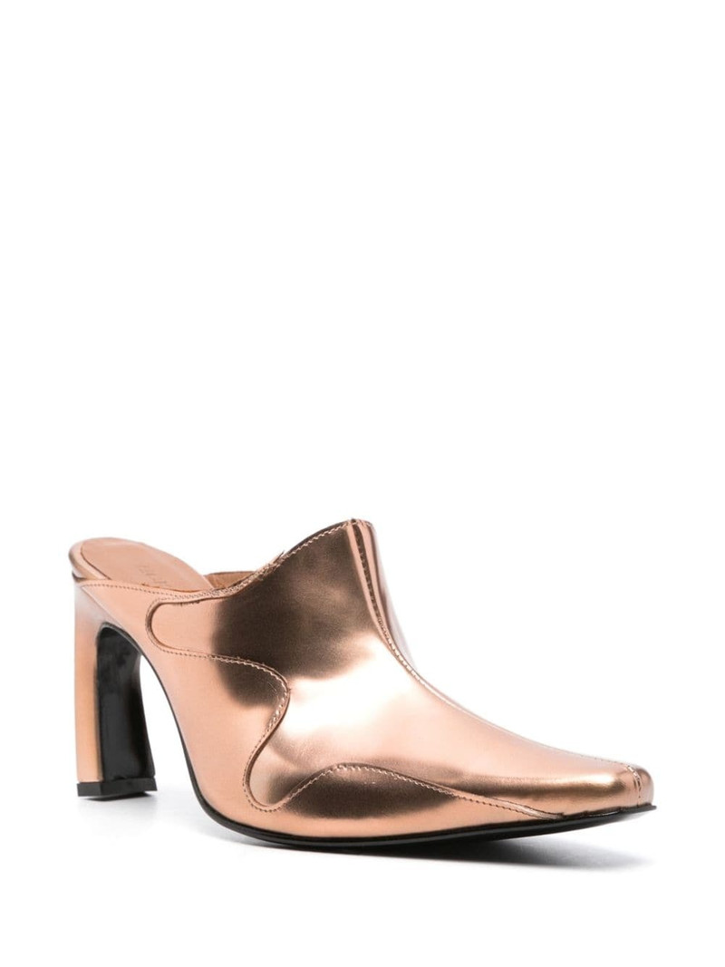 ECKHAUS LATTA panelled leather mules outlook