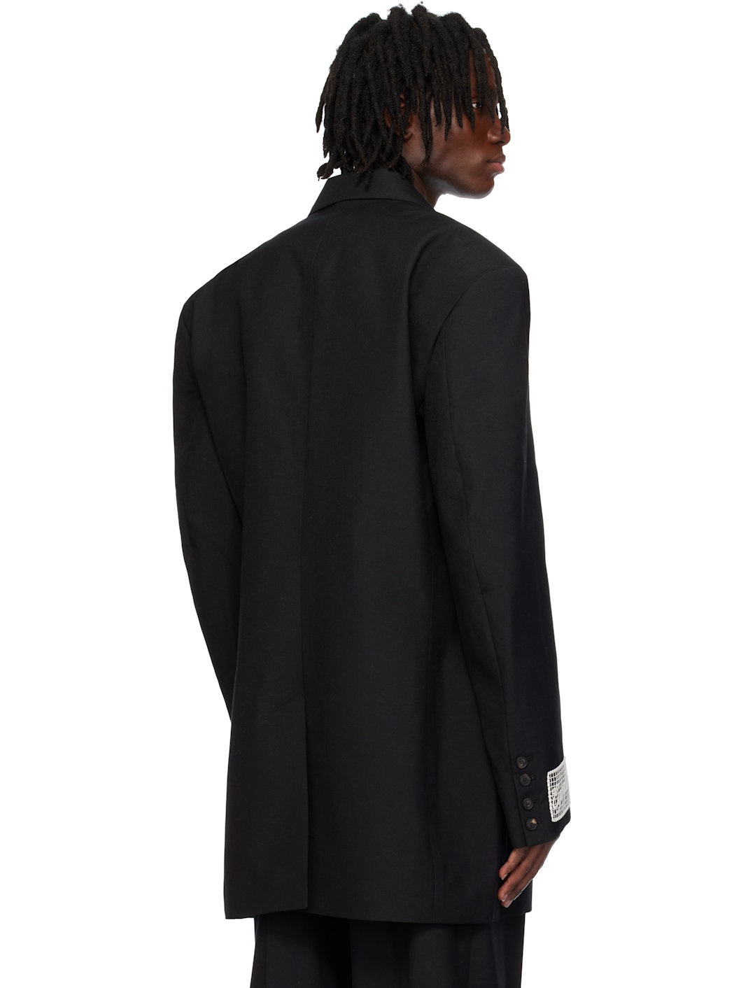Black Oversized Blazer - 3