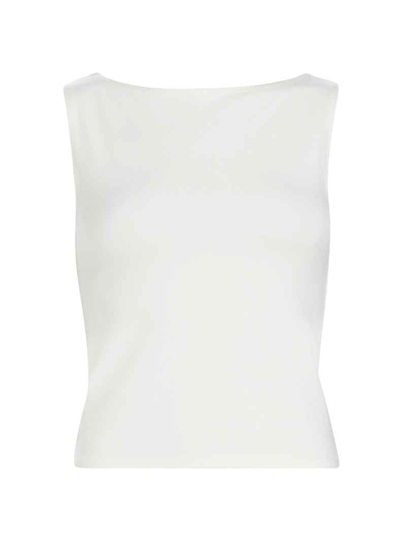 Women's Dusk Knit Top - Fior Di Latte 1