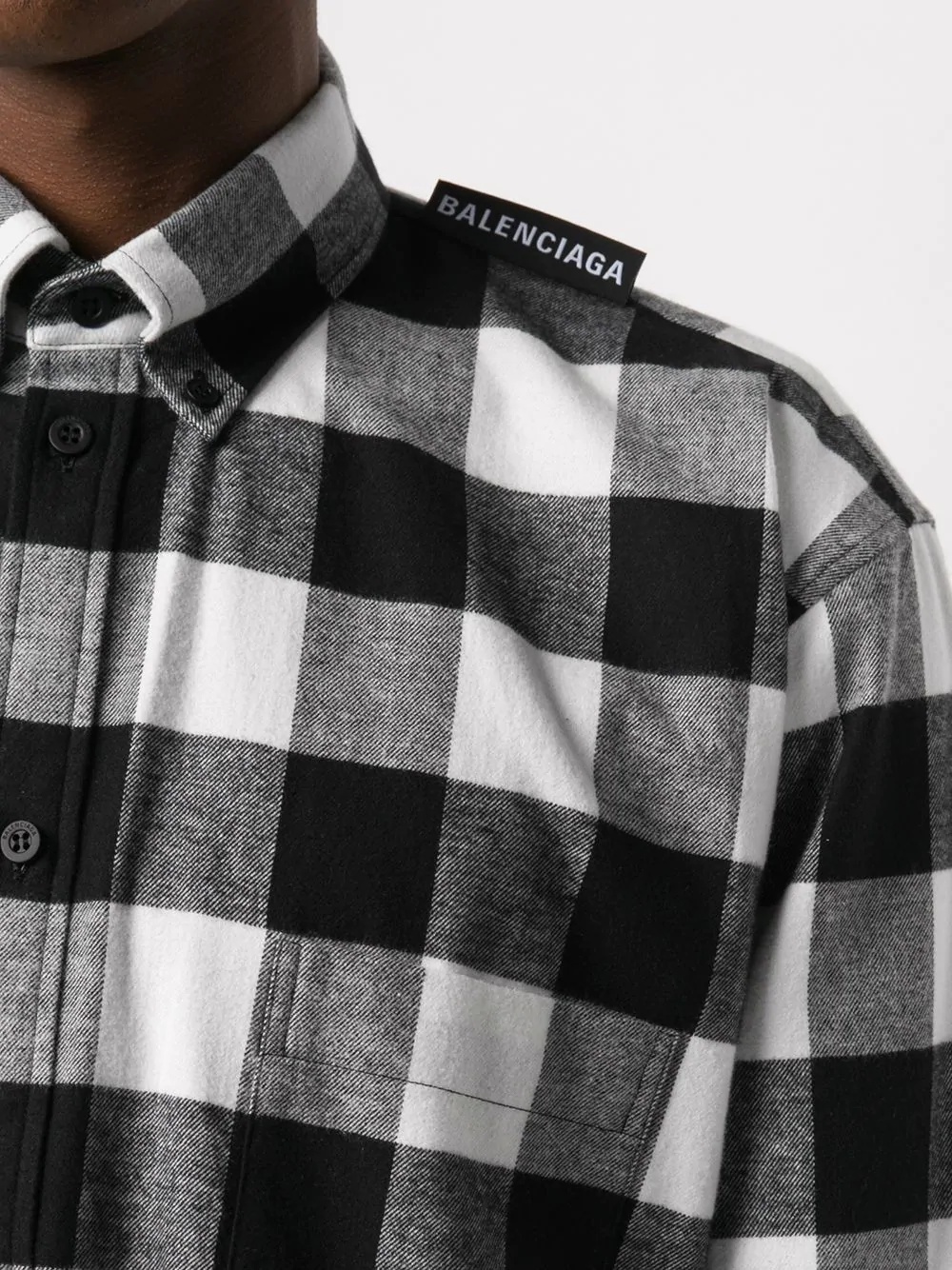 checked cotton shirt  - 5