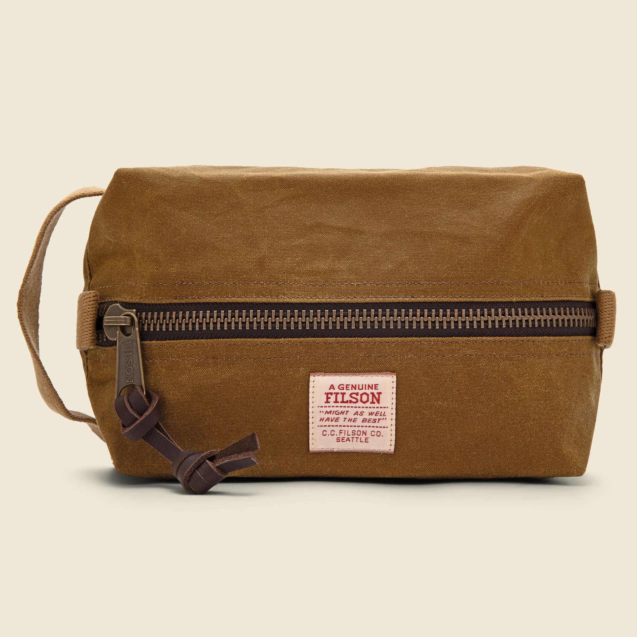 Tin Cloth Travel Kit - Dark Tan - 1