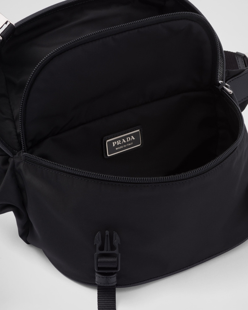Re-Nylon and Saffiano leather shoulder bag 5