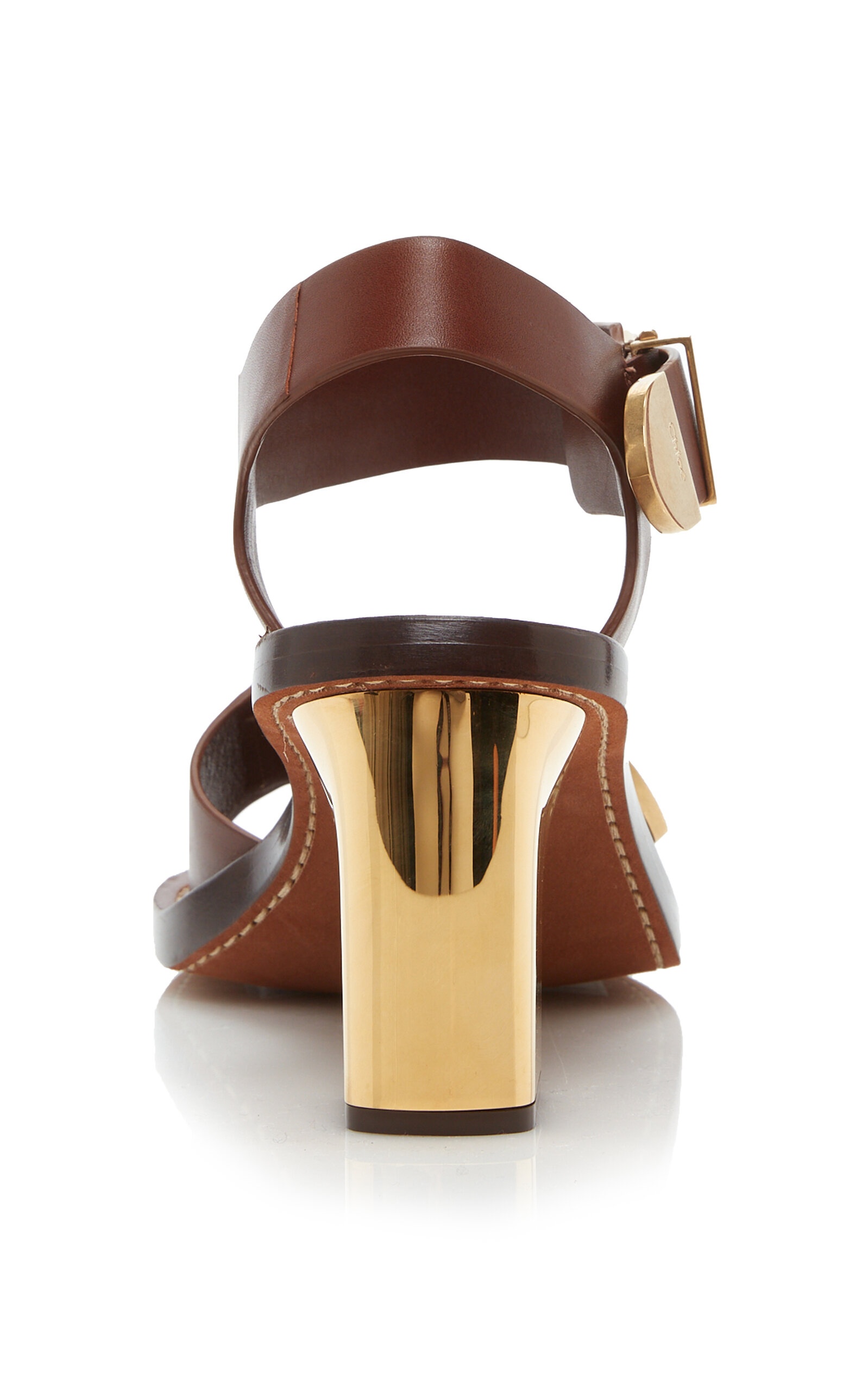 Rebecca Leather Sandals brown - 4