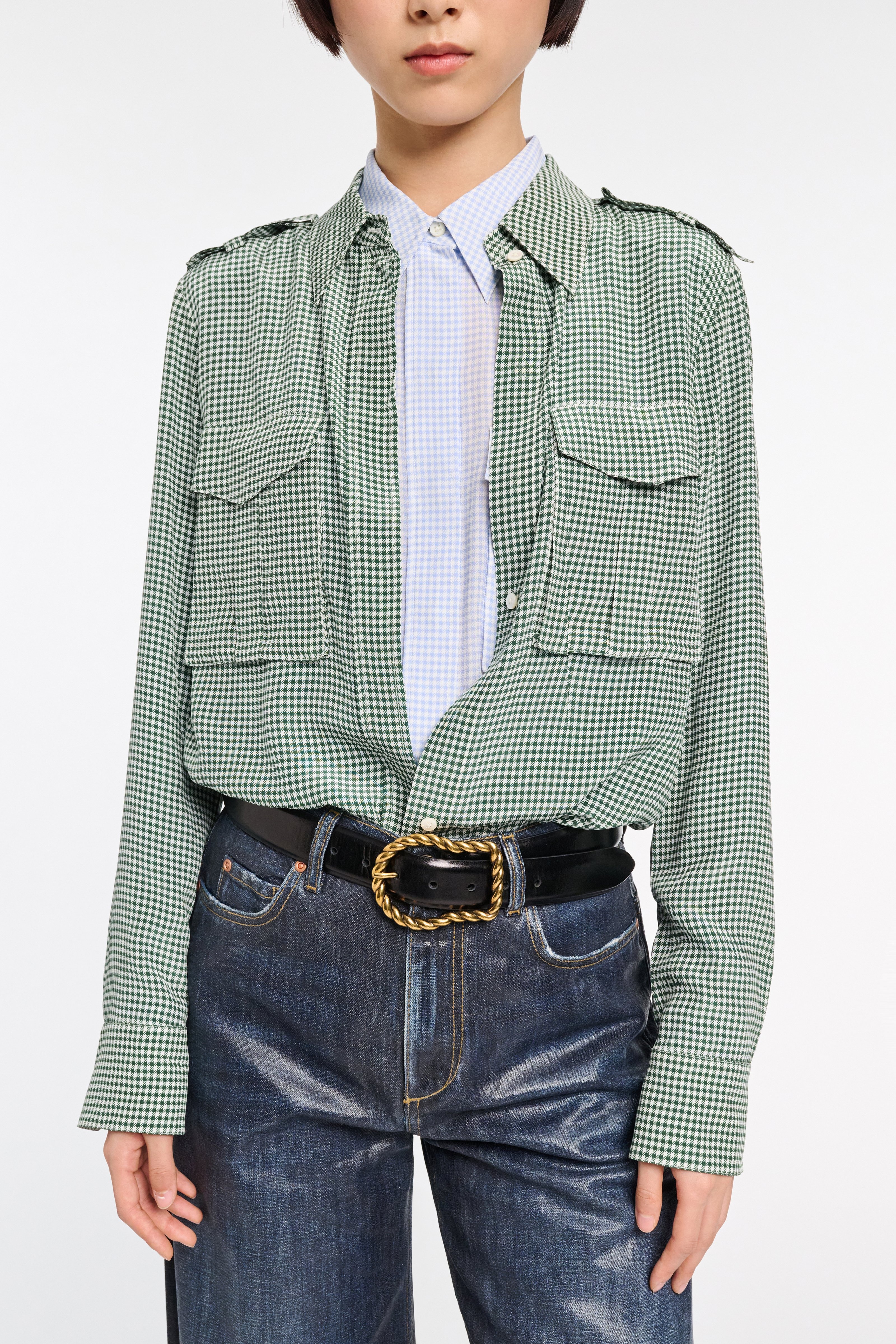 VICHY LOVE blouse - 4