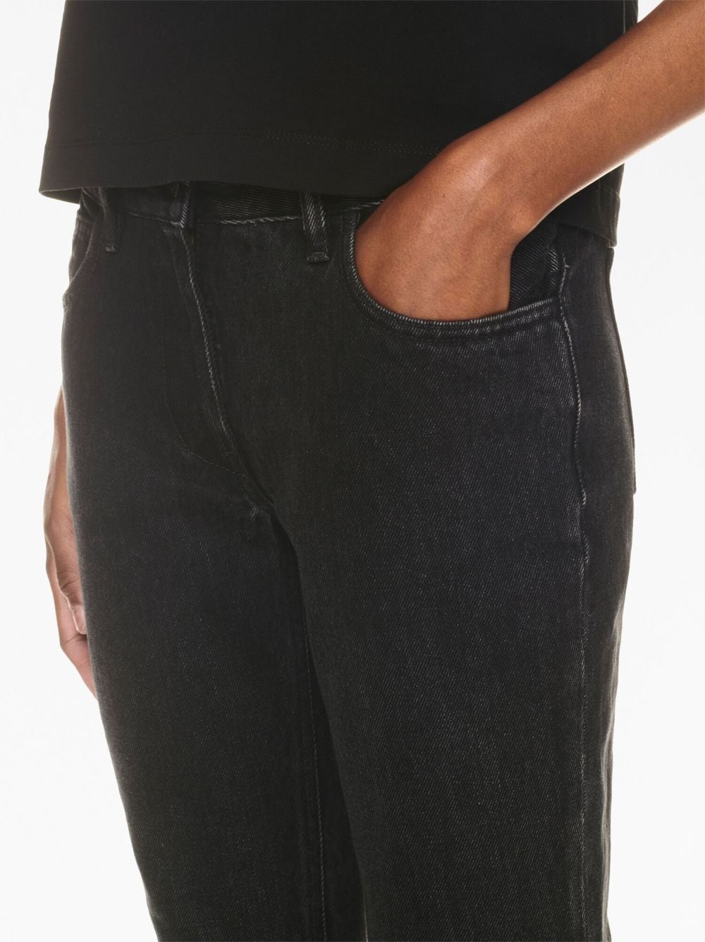 slim-leg flared jeans - 5