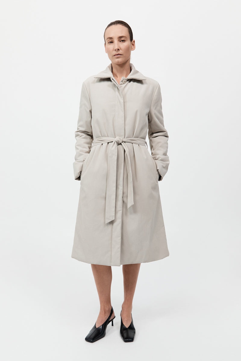 Padded Car Coat - Creme - 2