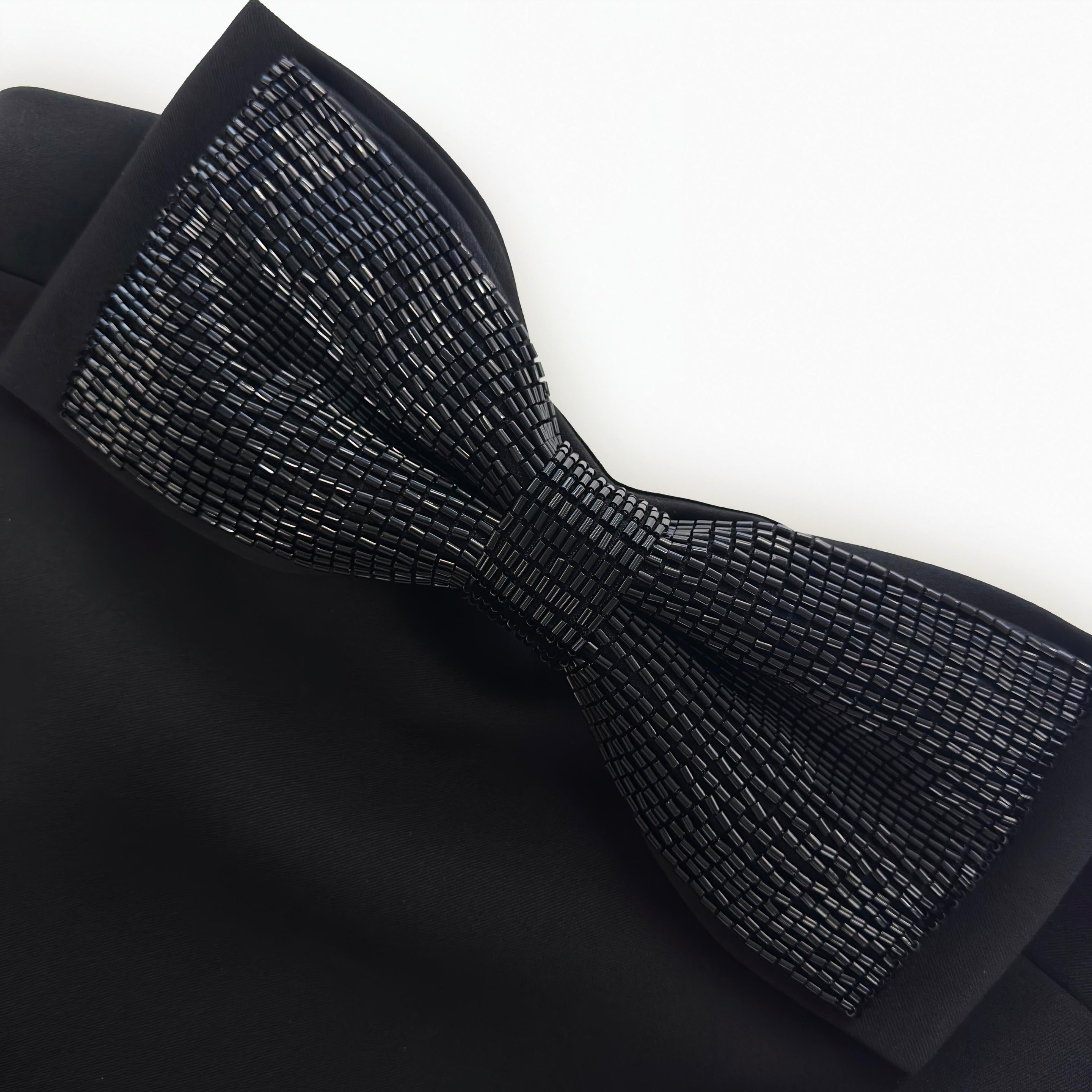 Black Crepe Bandeau Top - 5