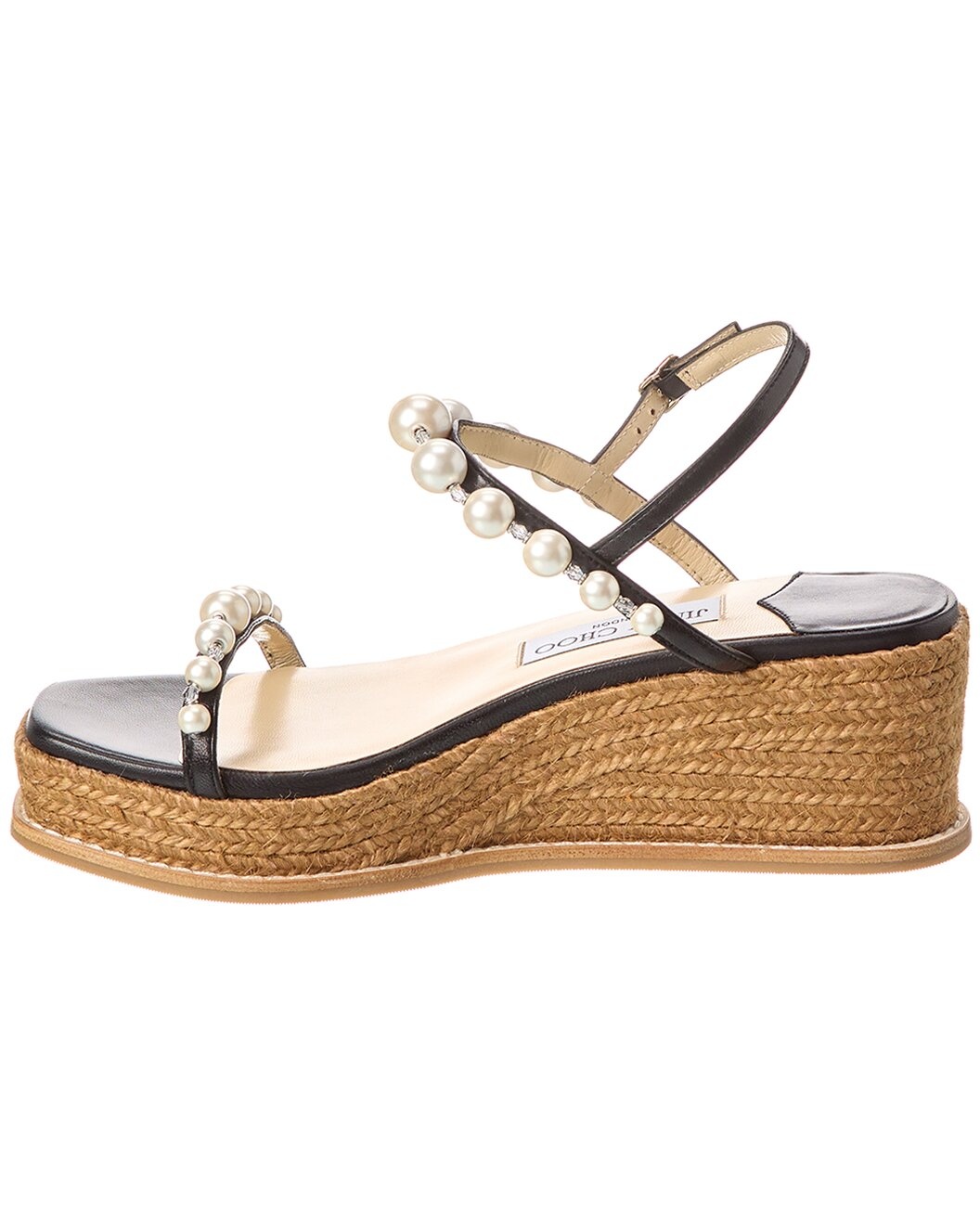 Jimmy Choo Amatuus 60 Leather Wedge Sandal - 2
