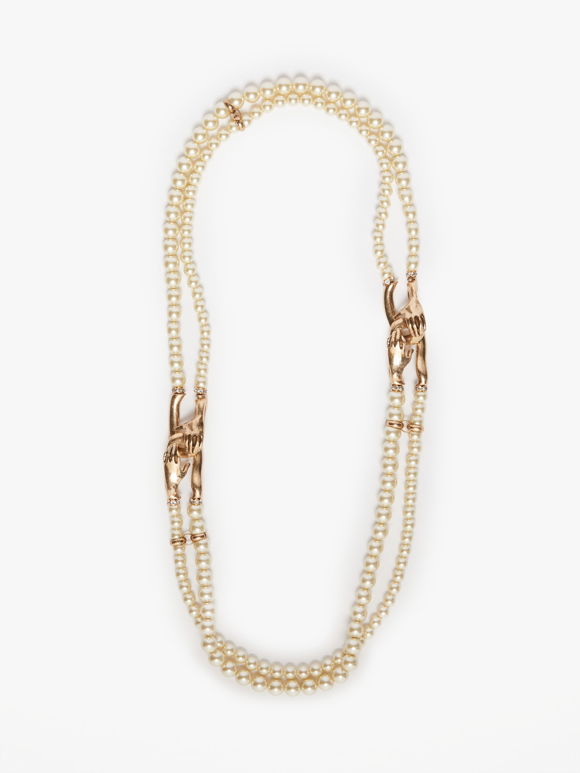 JEDY Necklace with double string of pearls - 1