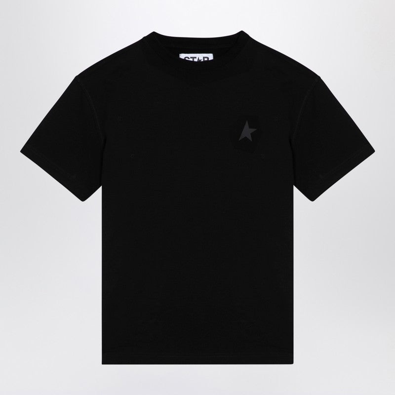 Golden Goose Star Black Crew-Neck T-Shirt Women - 1