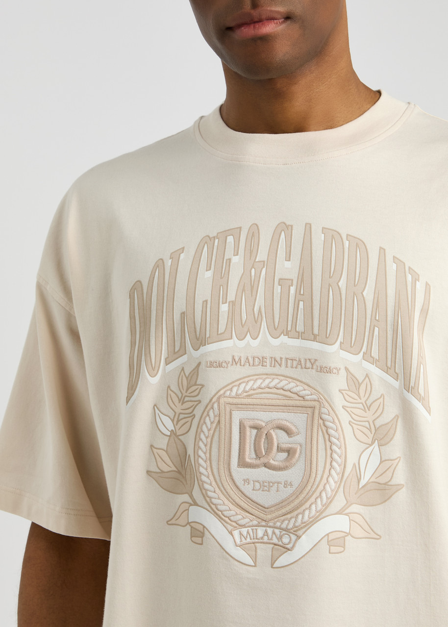 Dolce & Gabbana Logo-print Cotton T-shirt - 5