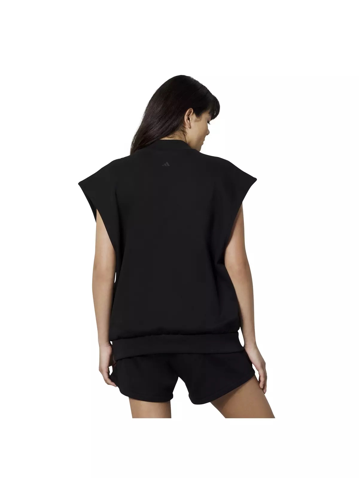 Unisex Basketball Sleeveless Sweatshirt - Black/Talc - 3