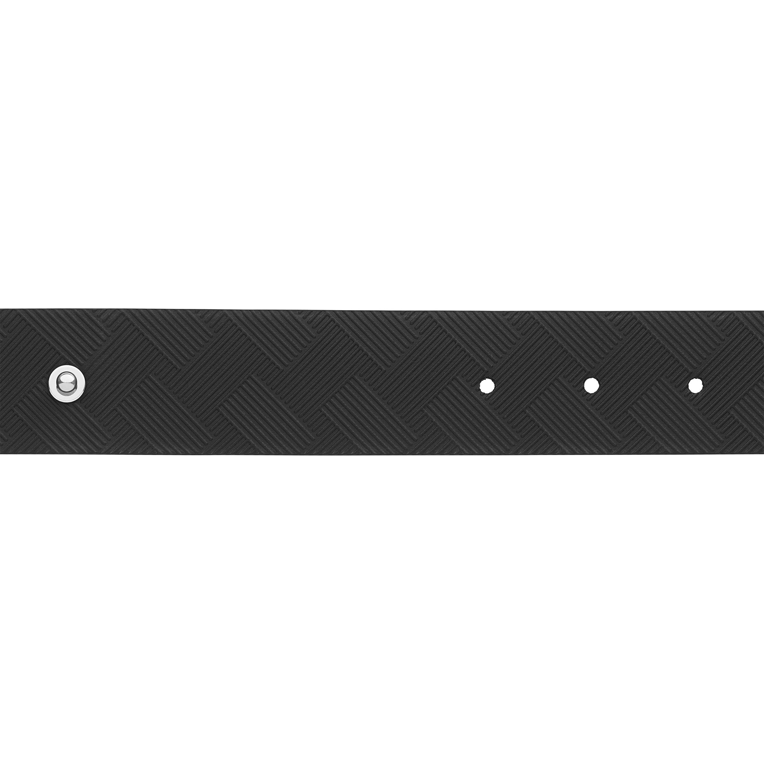 M LOCK 4810 black printed 35 mm leather buckle belt - 6