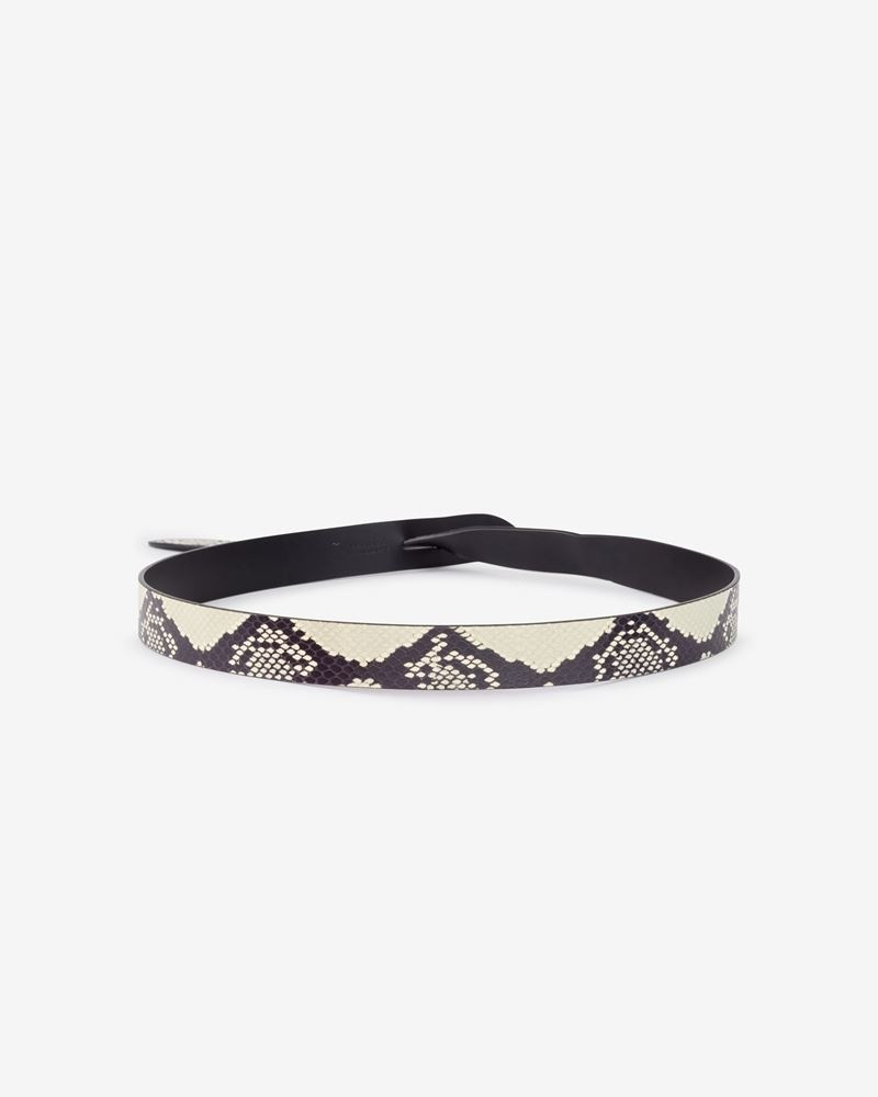 Isabel Marant LECCE KNOTTED LEATHER BELT outlook