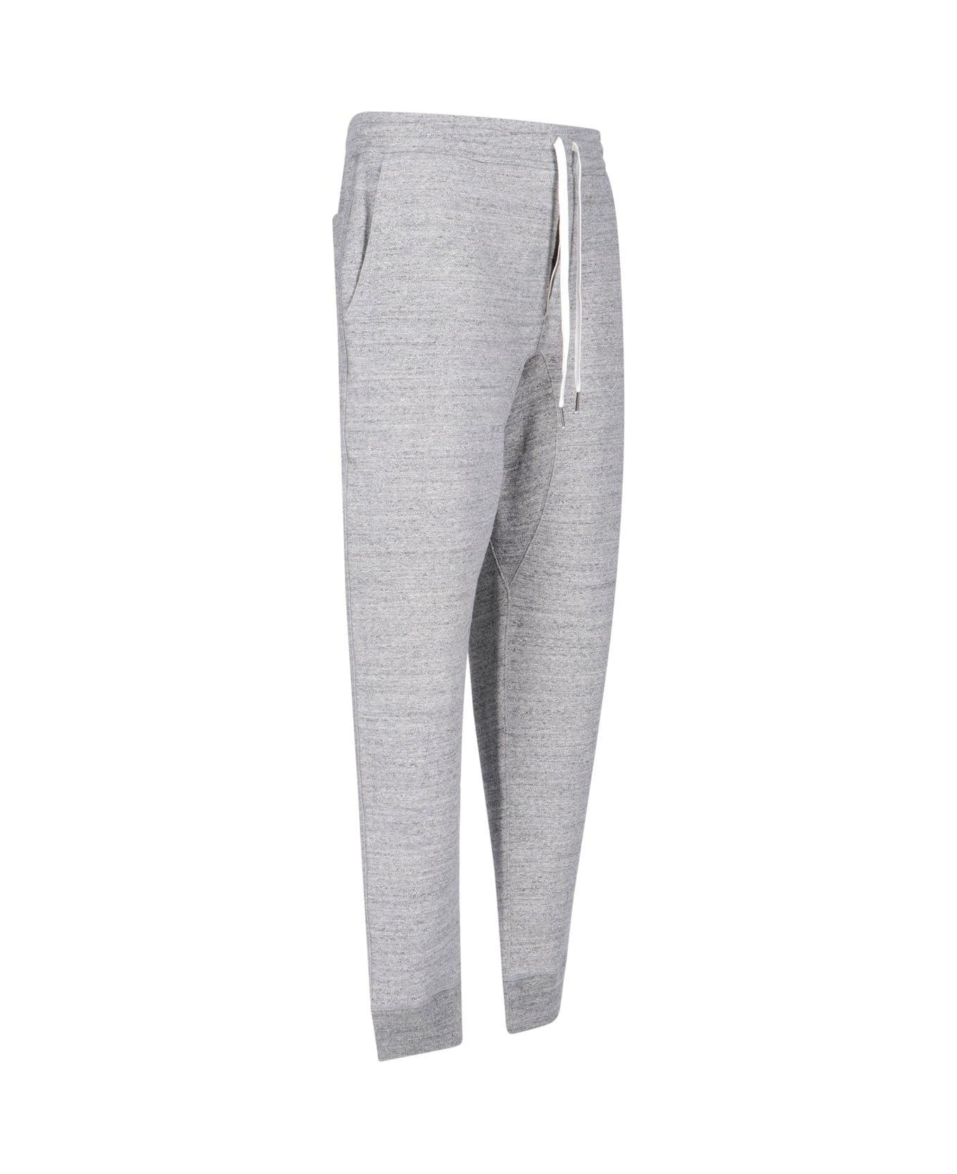 Drawstring Slim Cut Track Pants - 3