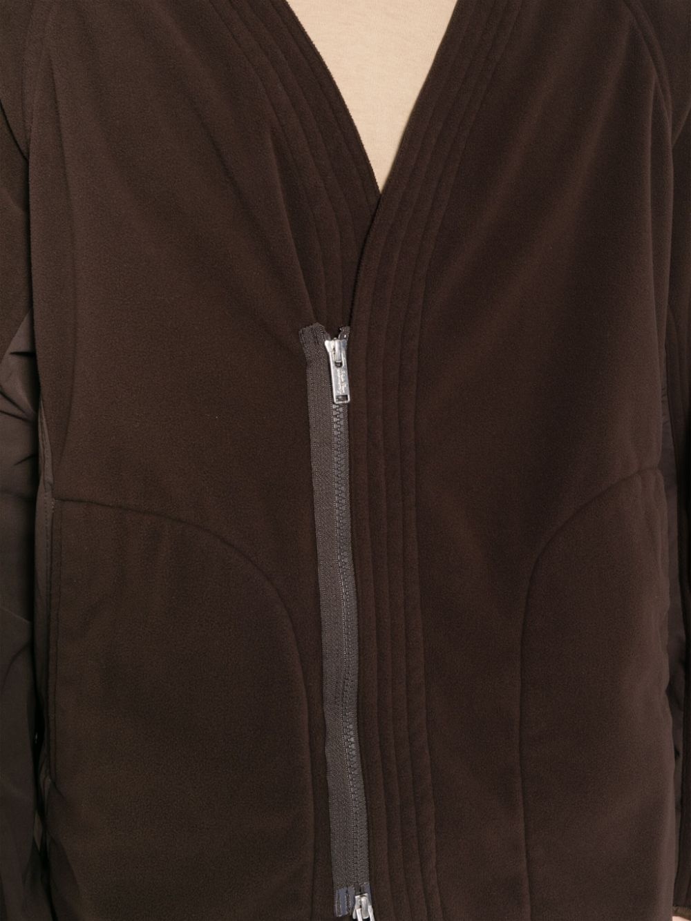 V-neck zip-up jacket - 5