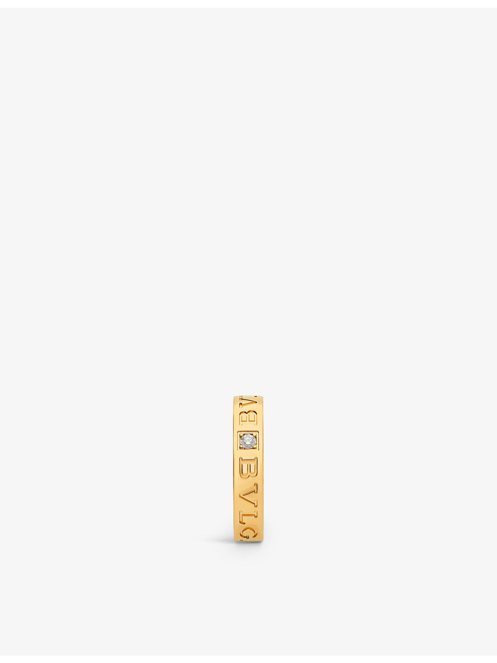 B.zero1 18ct yellow-gold and 0.04ct brilliant-cut diamond ring - 2