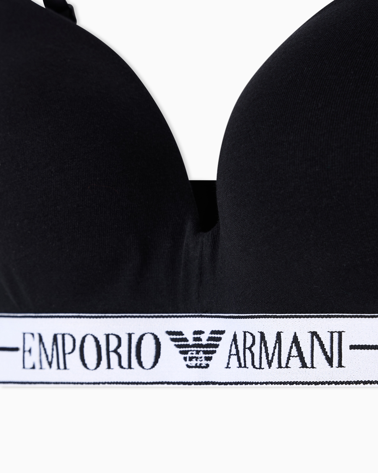 ASV ORGANIC-COTTON, PADDED TRIANGLE BRA WITH LOGO UNDERBAND - 4
