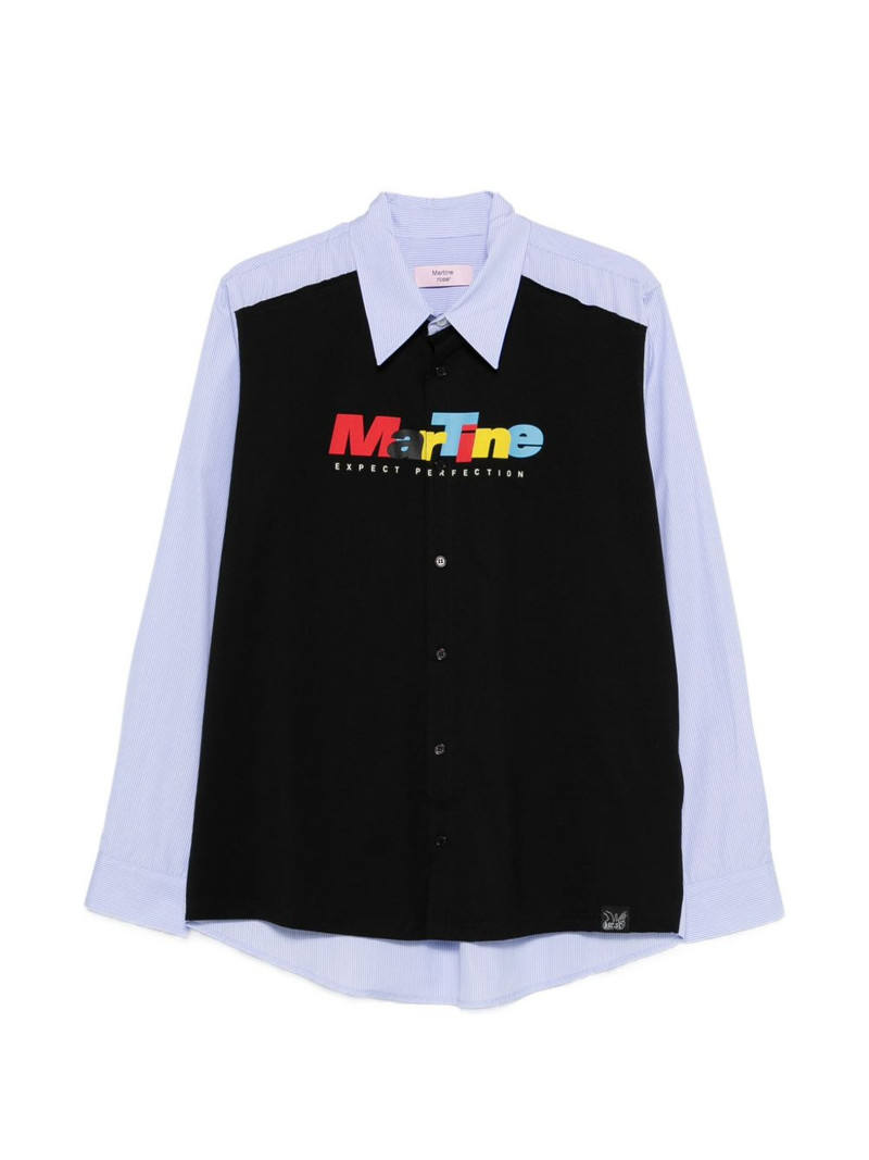 stripe logo polo shirt 1